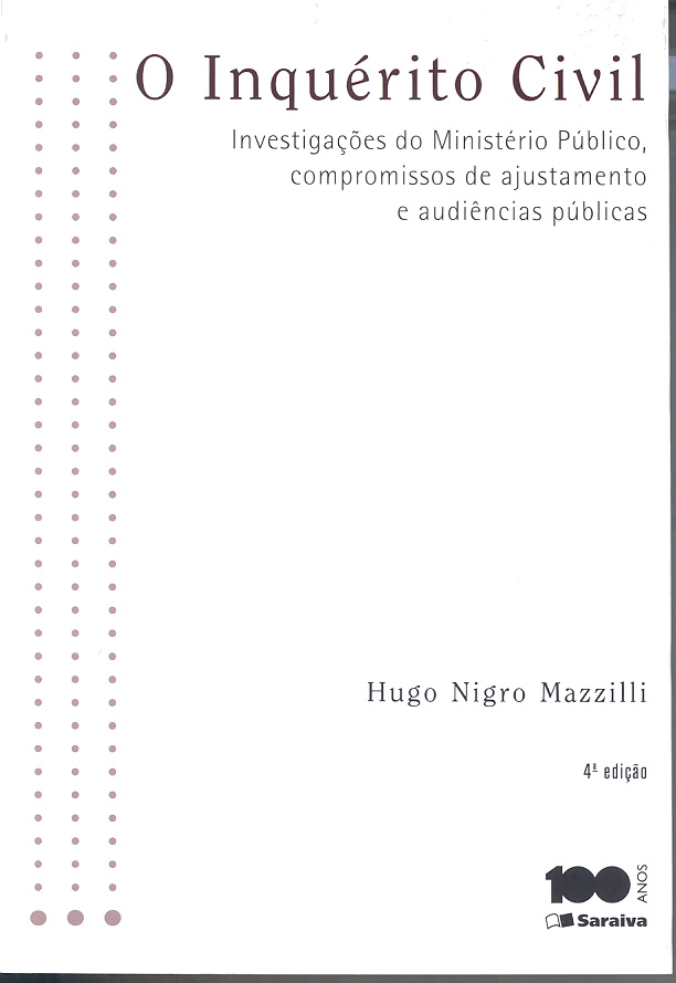 Capa do livro O Inquérito Civil