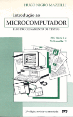 Capa do livro Introdução ao microcomputador e ao processamento de textos